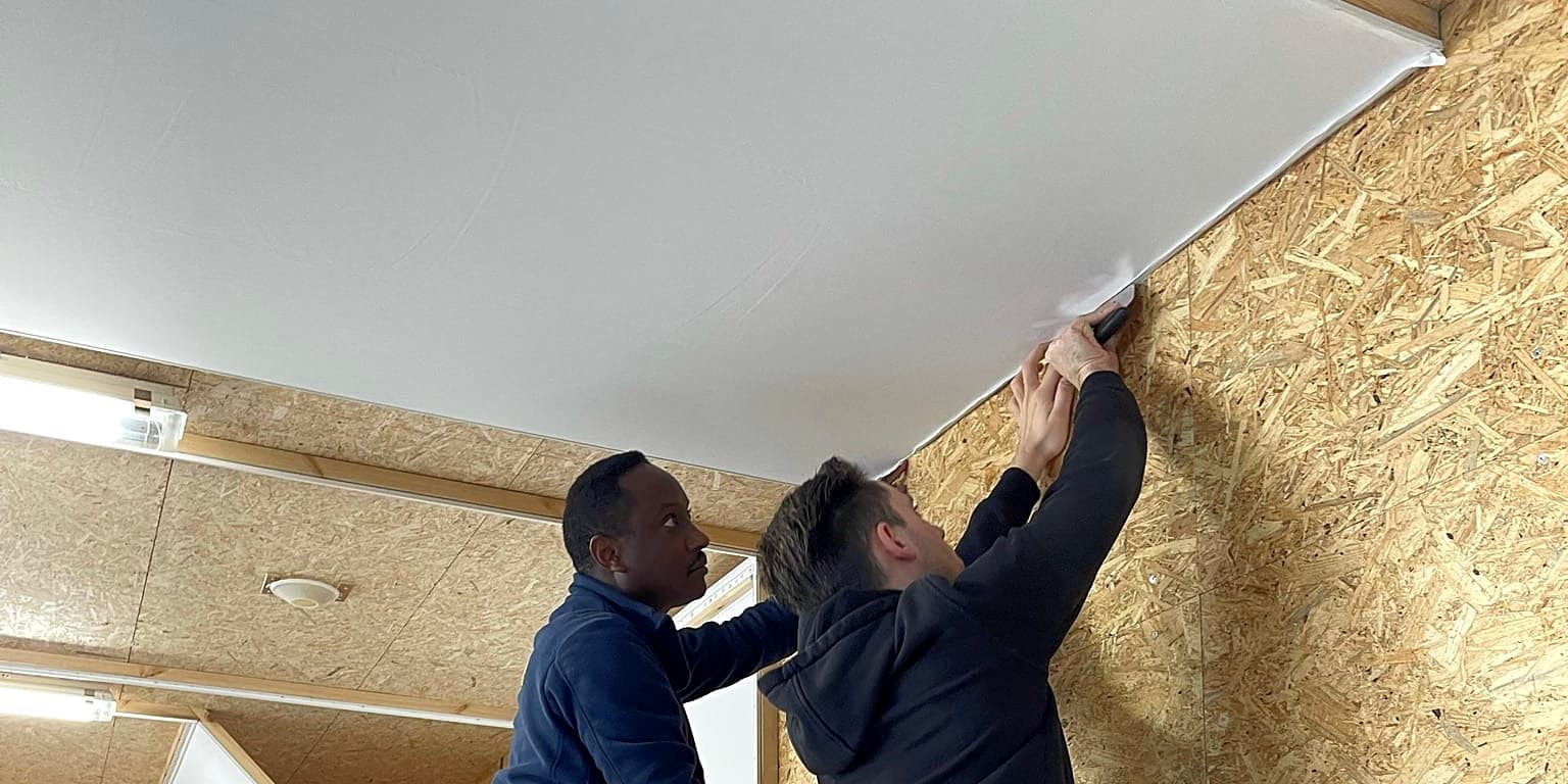Installing a stretch ceiling yourself: honest advice