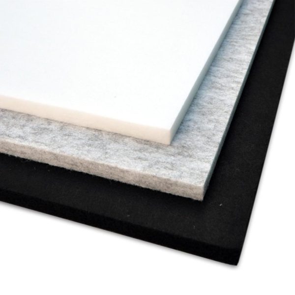 Polyester wool panels